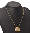 Authentic Christian Dior Gold Tone Chain Rhinestone Pendant Necklace CD 8330J