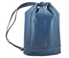Authentic Louis Vuitton Epi Randonnee PM Shoulder Bag Blue M52355 LV 8331I