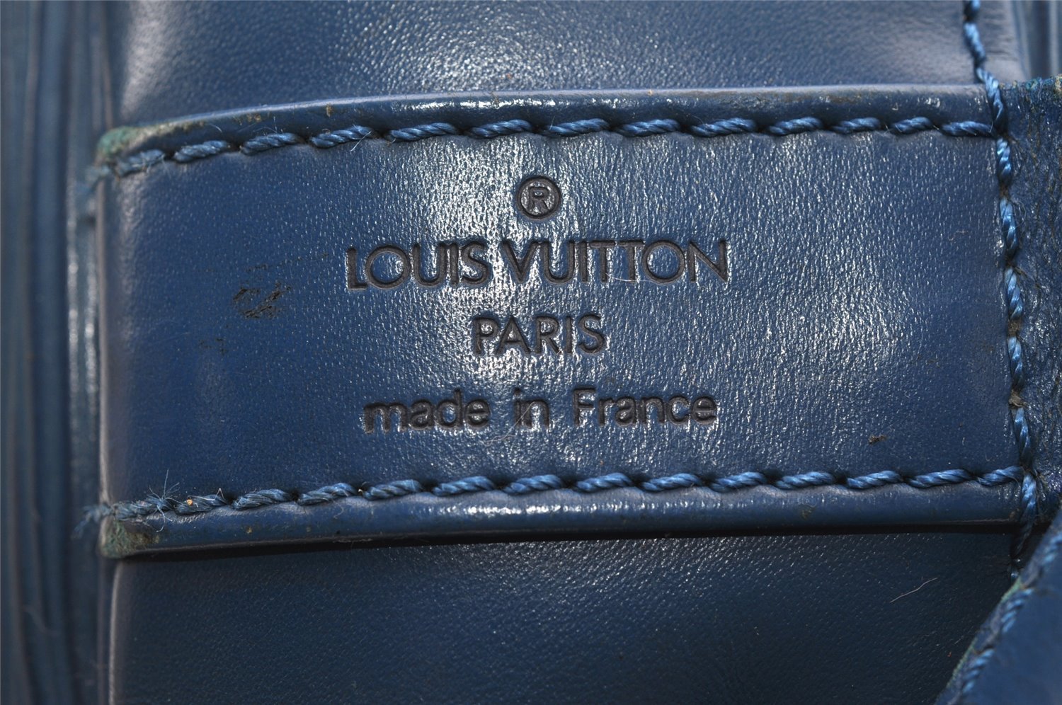 Authentic Louis Vuitton Epi Randonnee PM Shoulder Bag Blue M52355 LV 8331I