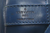 Authentic Louis Vuitton Epi Randonnee PM Shoulder Bag Blue M52355 LV 8331I