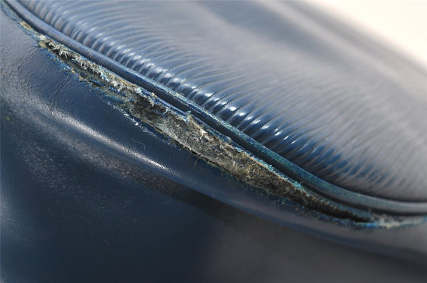 Authentic Louis Vuitton Epi Randonnee PM Shoulder Bag Blue M52355 LV 8331I