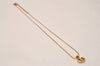 Authentic Christian Dior Gold Tone Chain Pendant Necklace CD 8331J