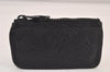 Authentic Louis Vuitton Taurillon Monogram Pochette Cles Black M67452 LV 8331M