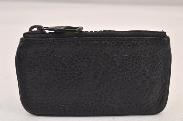 Authentic Louis Vuitton Taurillon Monogram Pochette Cles Black M67452 LV 8331M