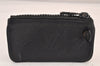Authentic Louis Vuitton Taurillon Monogram Pochette Cles Black M67452 LV 8331M