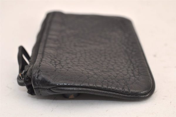 Authentic Louis Vuitton Taurillon Monogram Pochette Cles Black M67452 LV 8331M