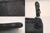 Authentic Louis Vuitton Taurillon Monogram Pochette Cles Black M67452 LV 8331M