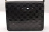 Authentic Louis Vuitton Damier Vernis Cabaret Shoulder Bag Black M92124 LV 8333I