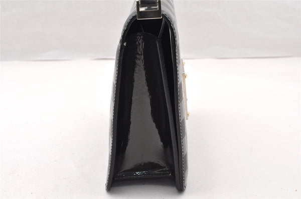 Authentic Louis Vuitton Damier Vernis Cabaret Shoulder Bag Black M92124 LV 8333I