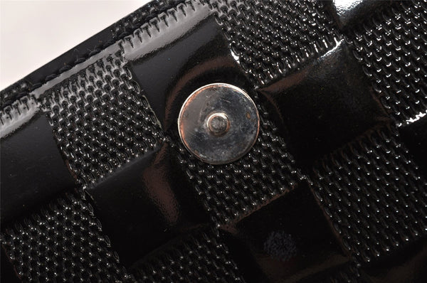 Authentic Louis Vuitton Damier Vernis Cabaret Shoulder Bag Black M92124 LV 8333I