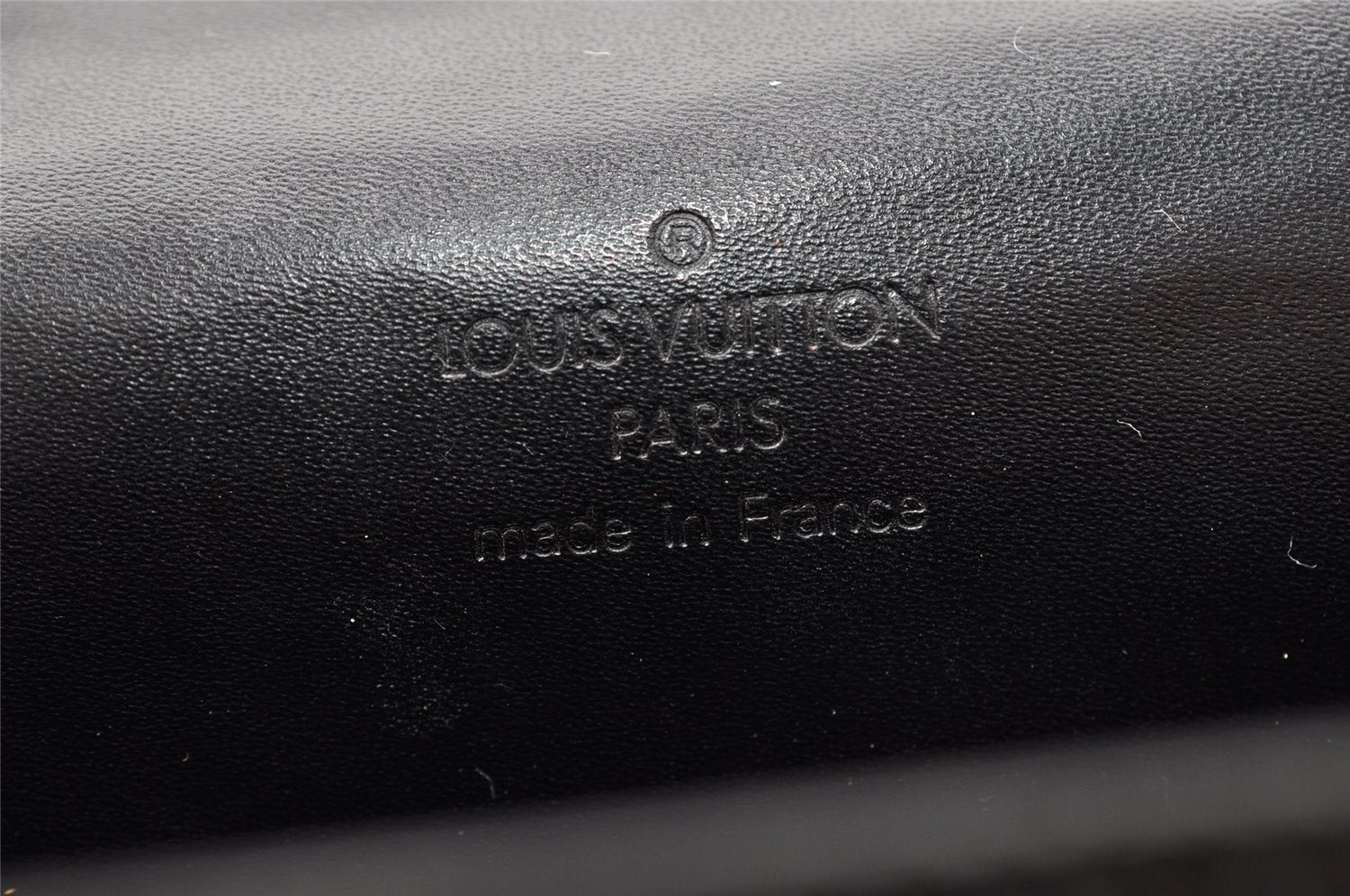 Authentic Louis Vuitton Damier Vernis Cabaret Shoulder Bag Black M92124 LV 8333I