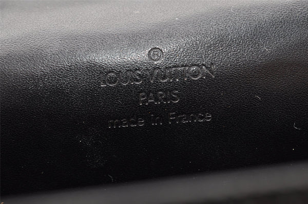 Authentic Louis Vuitton Damier Vernis Cabaret Shoulder Bag Black M92124 LV 8333I