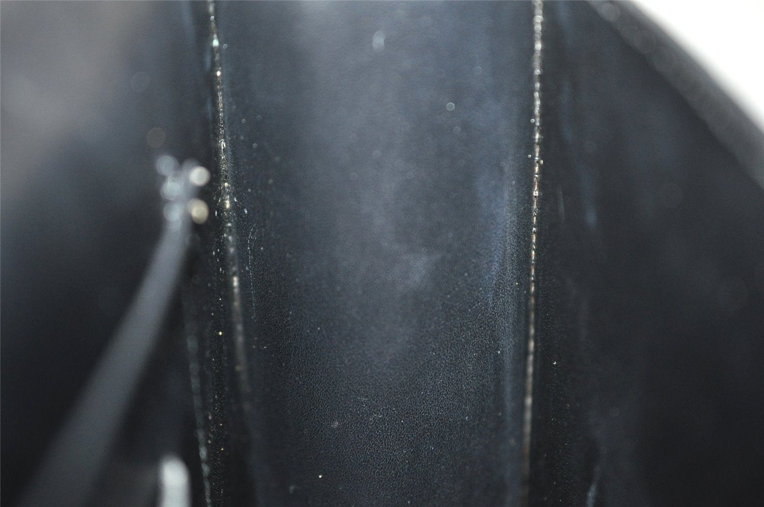 Authentic Louis Vuitton Damier Vernis Cabaret Shoulder Bag Black M92124 LV 8333I