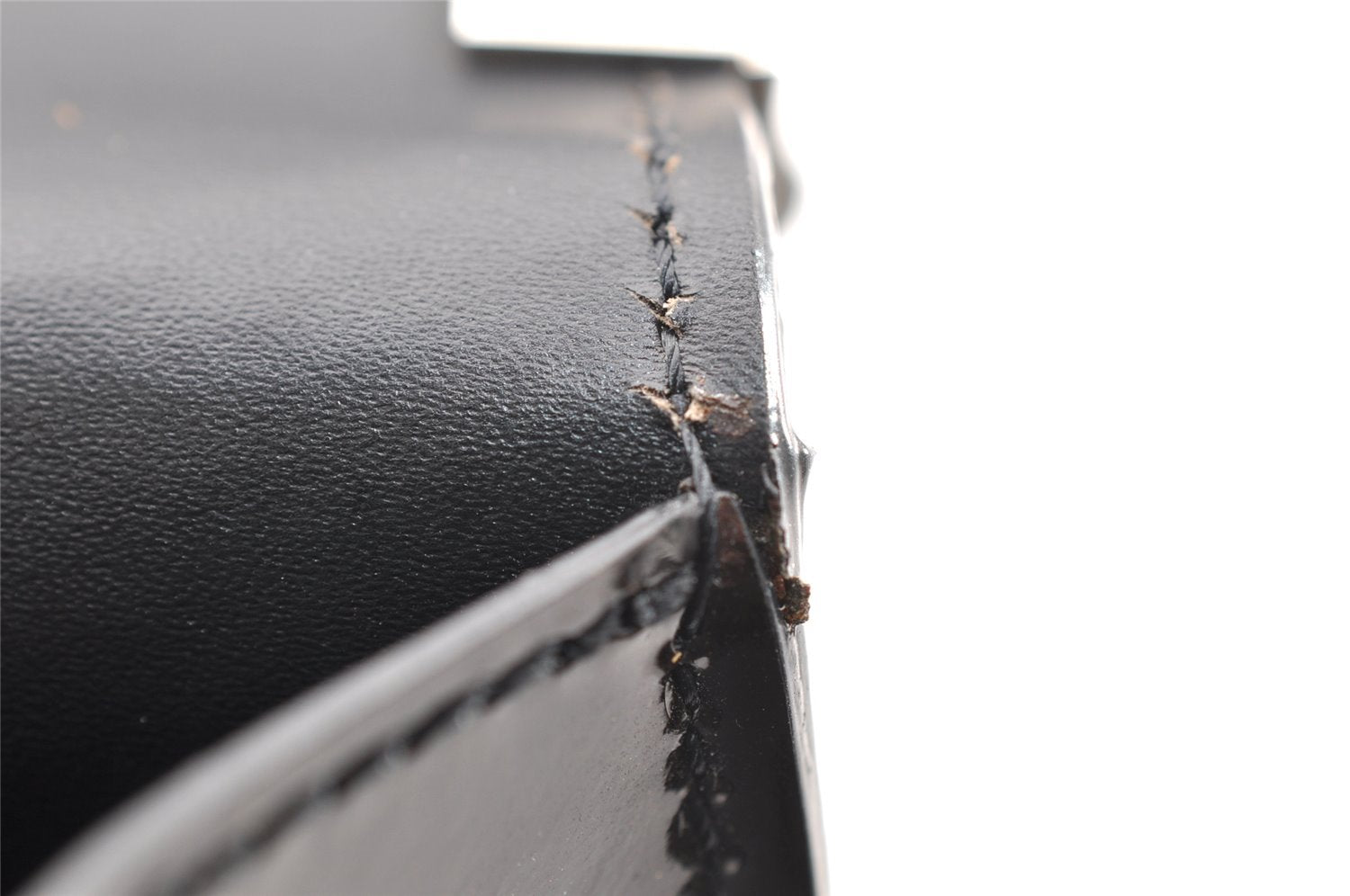 Authentic Louis Vuitton Damier Vernis Cabaret Shoulder Bag Black M92124 LV 8333I