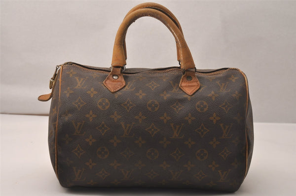 Authentic Louis Vuitton Monogram Speedy 30 USA Model Hand Boston Bag LV 8333J