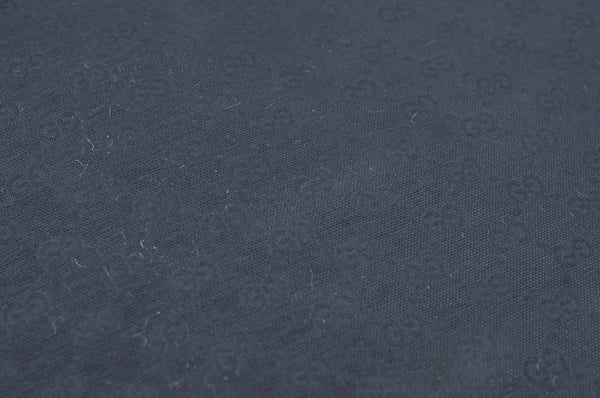 Authentic GUCCI Vintage Micro GG PVC Leather Shoulder Tote Bag Black 8334H