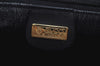 Authentic GUCCI Vintage Micro GG PVC Leather Shoulder Tote Bag Black 8334H