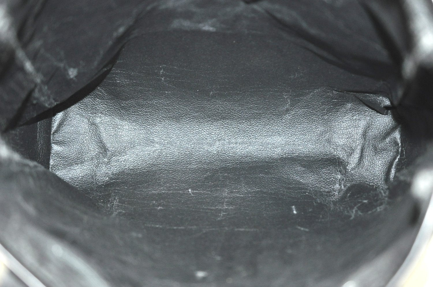 Authentic GUCCI Vintage Micro GG PVC Leather Shoulder Tote Bag Black 8334H