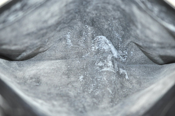 Authentic GUCCI Vintage Micro GG PVC Leather Shoulder Tote Bag Black 8334H