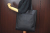 Authentic GUCCI Vintage Micro GG PVC Leather Shoulder Tote Bag Black 8334H