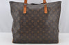 Authentic Louis Vuitton Monogram Cabas Mezzo Shoulder Tote Bag M51151 Junk 8334I