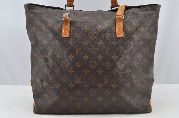 Authentic Louis Vuitton Monogram Cabas Mezzo Shoulder Tote Bag M51151 Junk 8334I