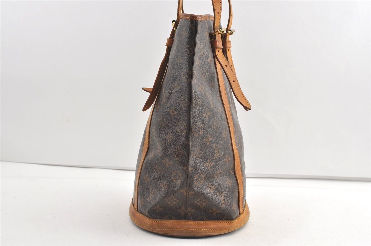 Authentic Louis Vuitton Monogram Bucket GM Shoulder Tote Bag M42236 LV 8334J