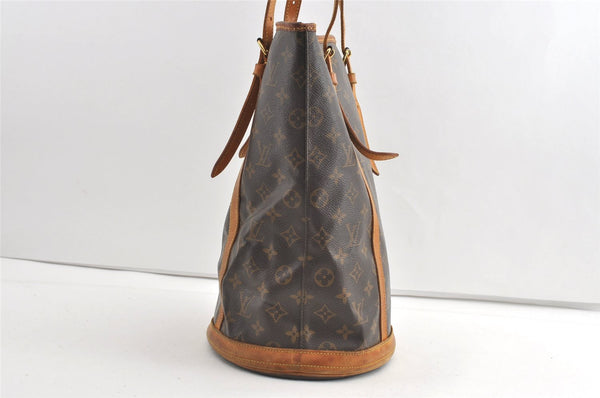 Authentic Louis Vuitton Monogram Bucket GM Shoulder Tote Bag M42236 LV 8334J