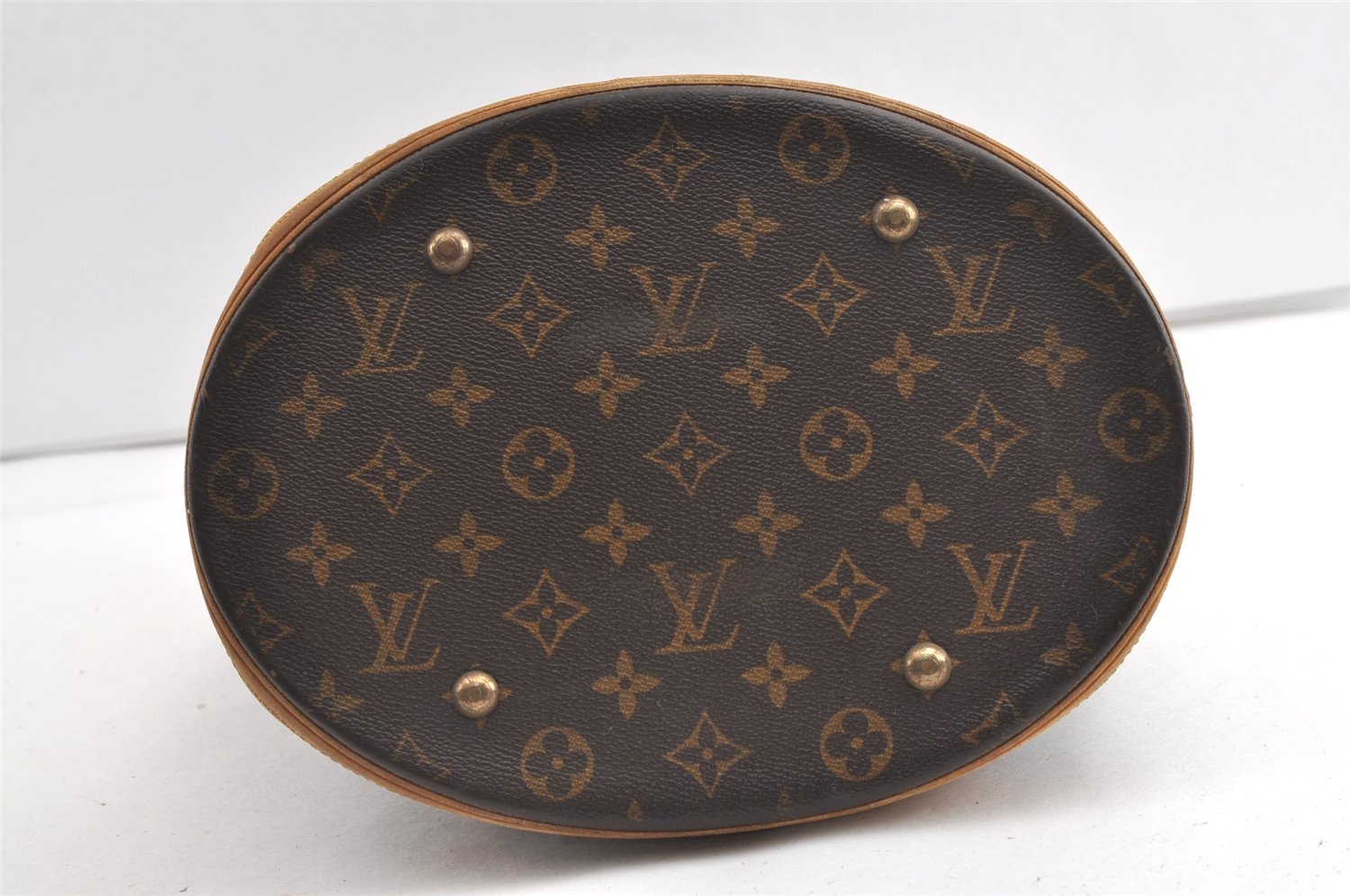 Authentic Louis Vuitton Monogram Bucket GM Shoulder Tote Bag M42236 LV 8334J