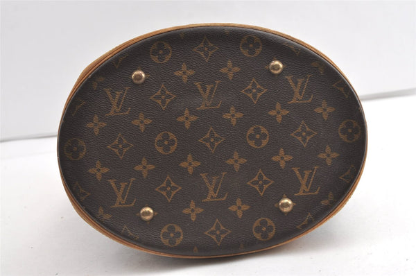 Authentic Louis Vuitton Monogram Bucket GM Shoulder Tote Bag M42236 LV 8334J