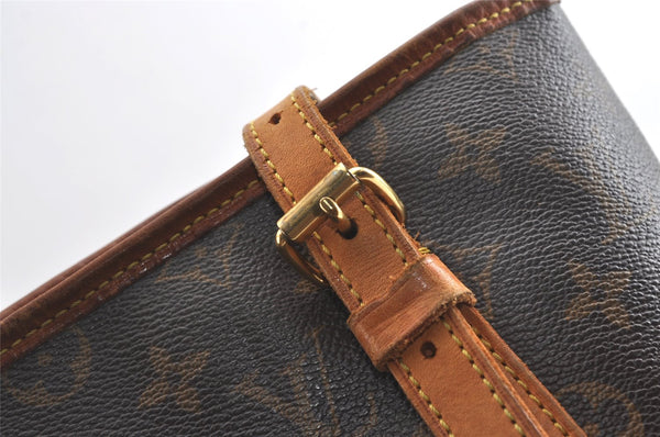 Authentic Louis Vuitton Monogram Bucket GM Shoulder Tote Bag M42236 LV 8334J