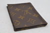 Auth Louis Vuitton Monogram Porte 2 Cartes Vertical Pass Case Old Model LV 8335J