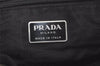 Authentic PRADA Vintage Nylon Tessuto Leather Backpack Purse Black 8336I