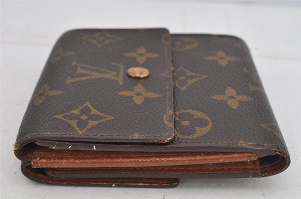 Authentic Louis Vuitton Monogram M61652 Porte Monnaie Billet Carte Credit 8336J