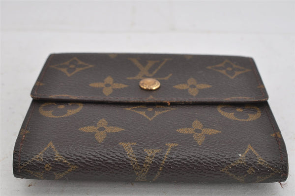 Authentic Louis Vuitton Monogram M61652 Porte Monnaie Billet Carte Credit 8336J