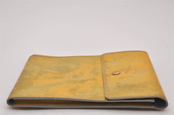 Authentic Louis Vuitton Vernis Kenmare Shoulder Cross Bag Pouch Yellow LV 8337I