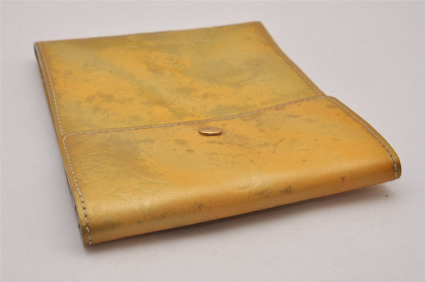 Authentic Louis Vuitton Vernis Kenmare Shoulder Cross Bag Pouch Yellow LV 8337I