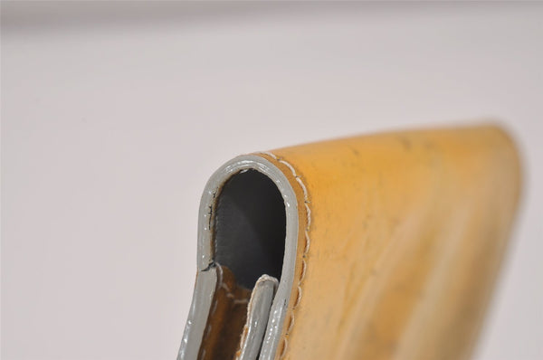 Authentic Louis Vuitton Vernis Kenmare Shoulder Cross Bag Pouch Yellow LV 8337I