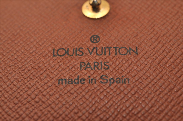 Auth Louis Vuitton Monogram Porte Monnaie Billets Tresor Wallet M61730 LV 8337J