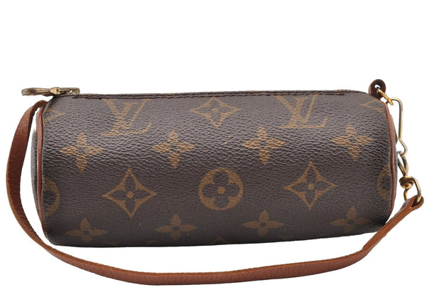 Authentic Louis Vuitton Monogram Papillon Pouch Old Model LV 8338I