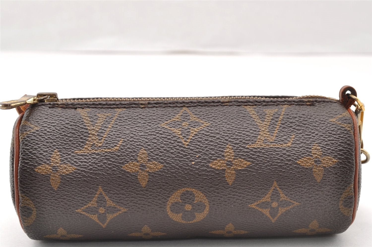 Authentic Louis Vuitton Monogram Papillon Pouch Old Model LV 8338I