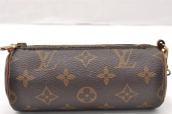 Authentic Louis Vuitton Monogram Papillon Pouch Old Model LV 8338I