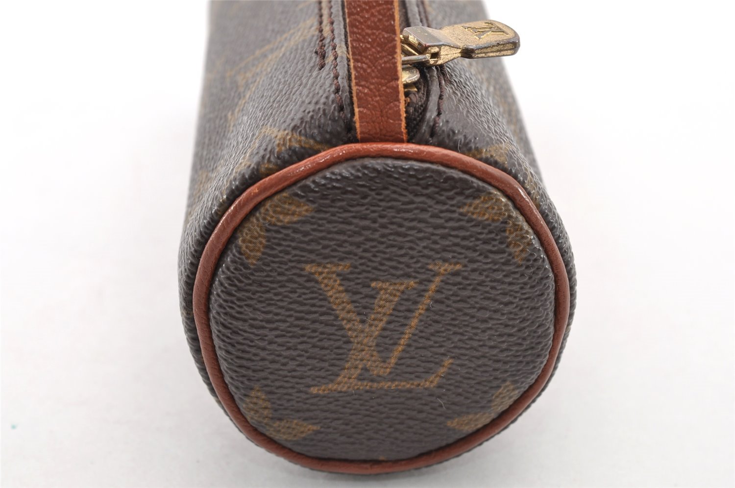 Authentic Louis Vuitton Monogram Papillon Pouch Old Model LV 8338I
