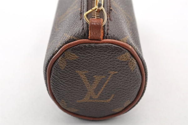 Authentic Louis Vuitton Monogram Papillon Pouch Old Model LV 8338I