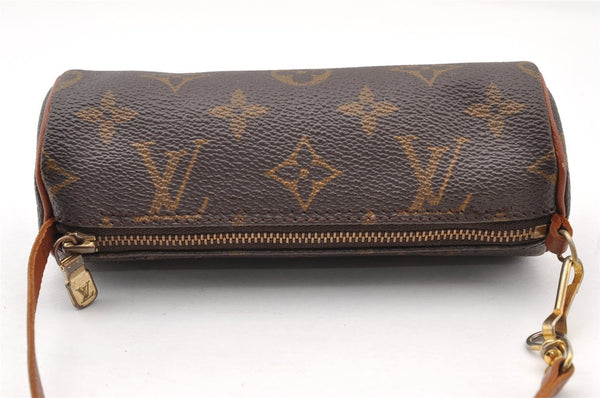 Authentic Louis Vuitton Monogram Papillon Pouch Old Model LV 8338I