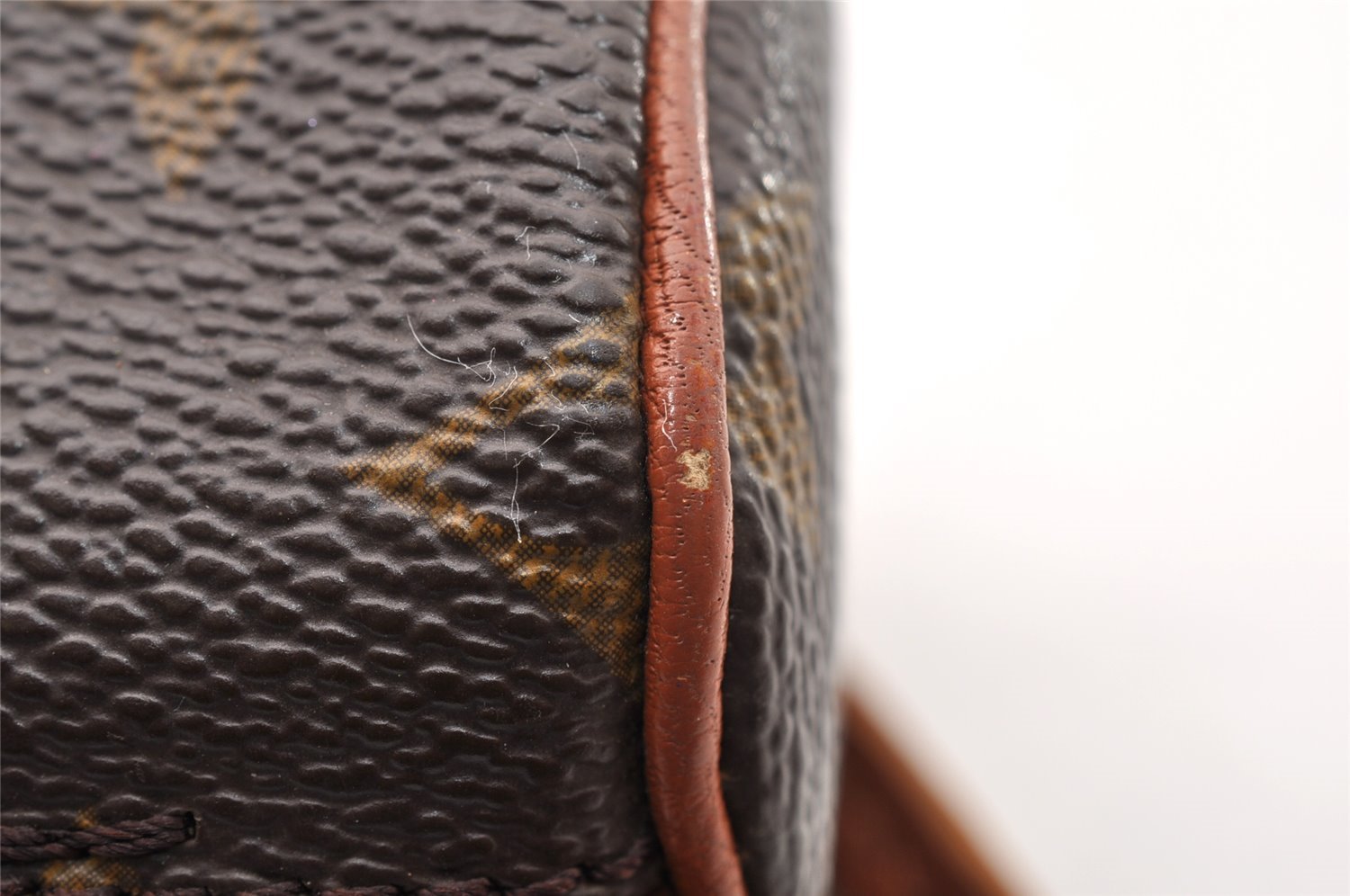 Authentic Louis Vuitton Monogram Papillon Pouch Old Model LV 8338I