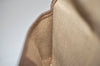 Authentic GUCCI Web Sherry Line Clutch Hand Bag Purse GG PVC Leather Brown 8339I