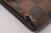 Authentic Louis Vuitton Damier Porte Tresor Etui Papier Wallet N61202 Junk 8339J