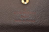 Authentic Louis Vuitton Damier Porte Tresor Etui Papier Wallet N61202 Junk 8339J