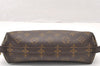 Auth Louis Vuitton Monogram Trousse Demi Ronde 23 Cosmetic Pouch M47520 LV 8340I